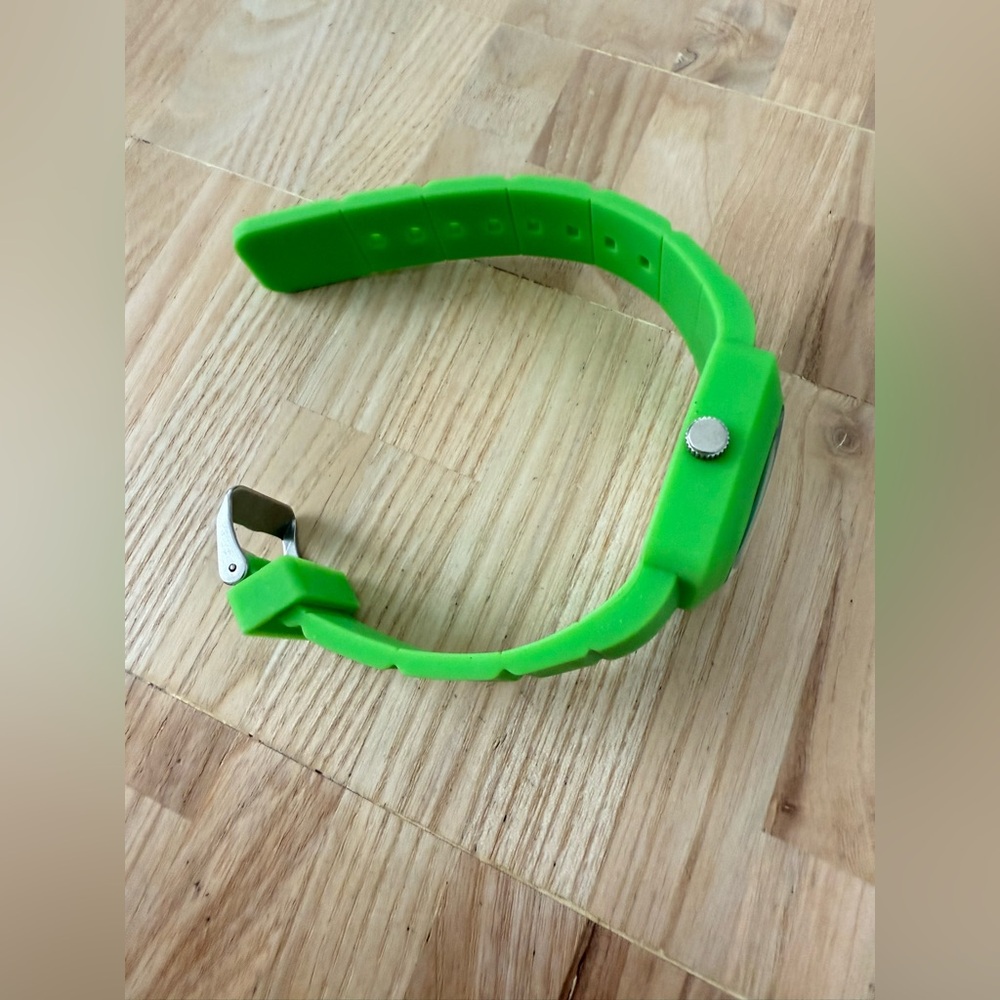 Framed Impact Rectangular Bright Green Silicone W… - image 3